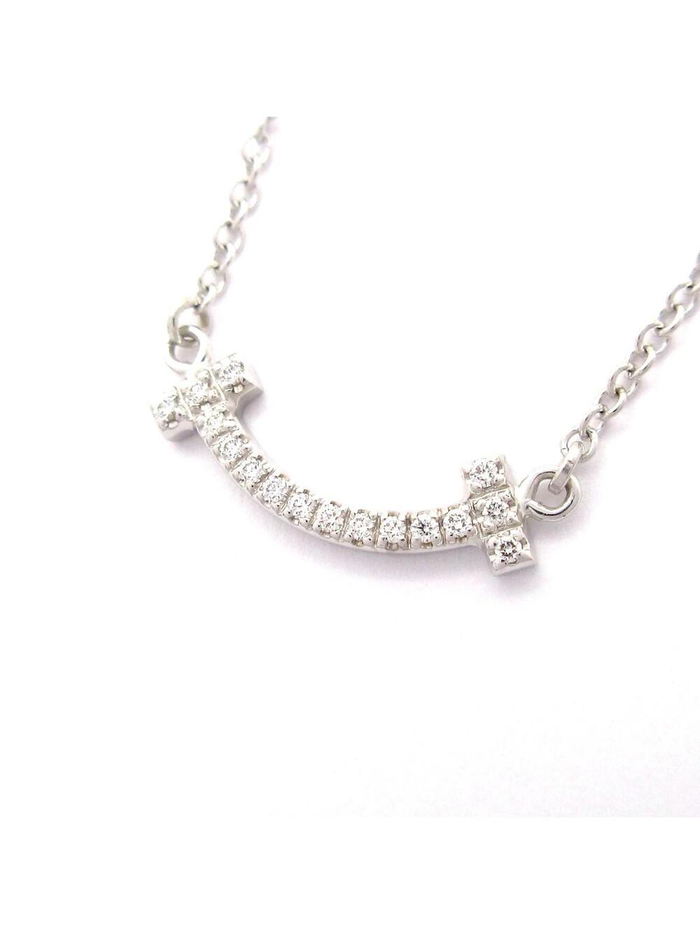 Tiffany&Co. T Smile Pendant Mini 18K #306902T20B
